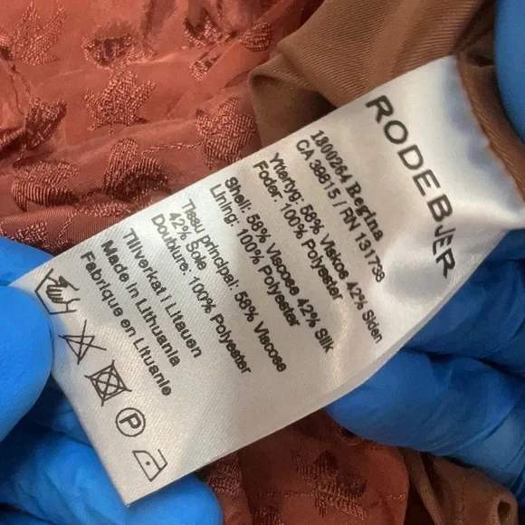 Rodebjer Long Sleeve Mauve Wrap Dress XS - Picture 4 of 7